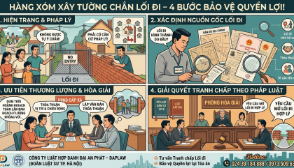 HÀNG XÓM XÂY TƯỜNG CHẮN LỐI ĐI – PHẢI LÀM GÌ ĐỂ BẢO VỆ QUYỀN LỢI?