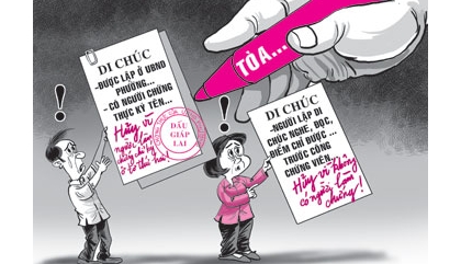 Điều kiện để di chúc miệng hợp pháp