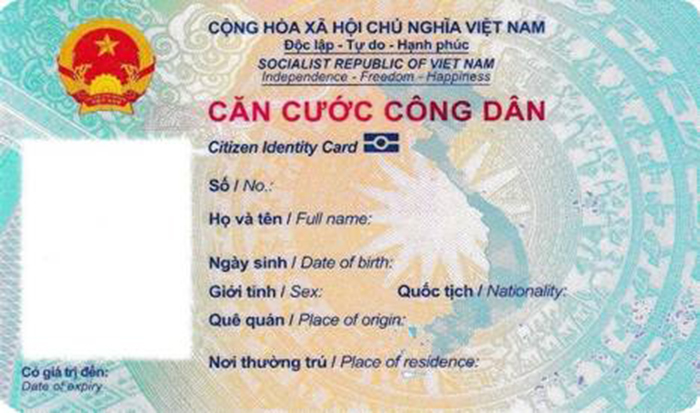 Người đại diện theo pháp thay đổi sang căn cước công dân gắn chip